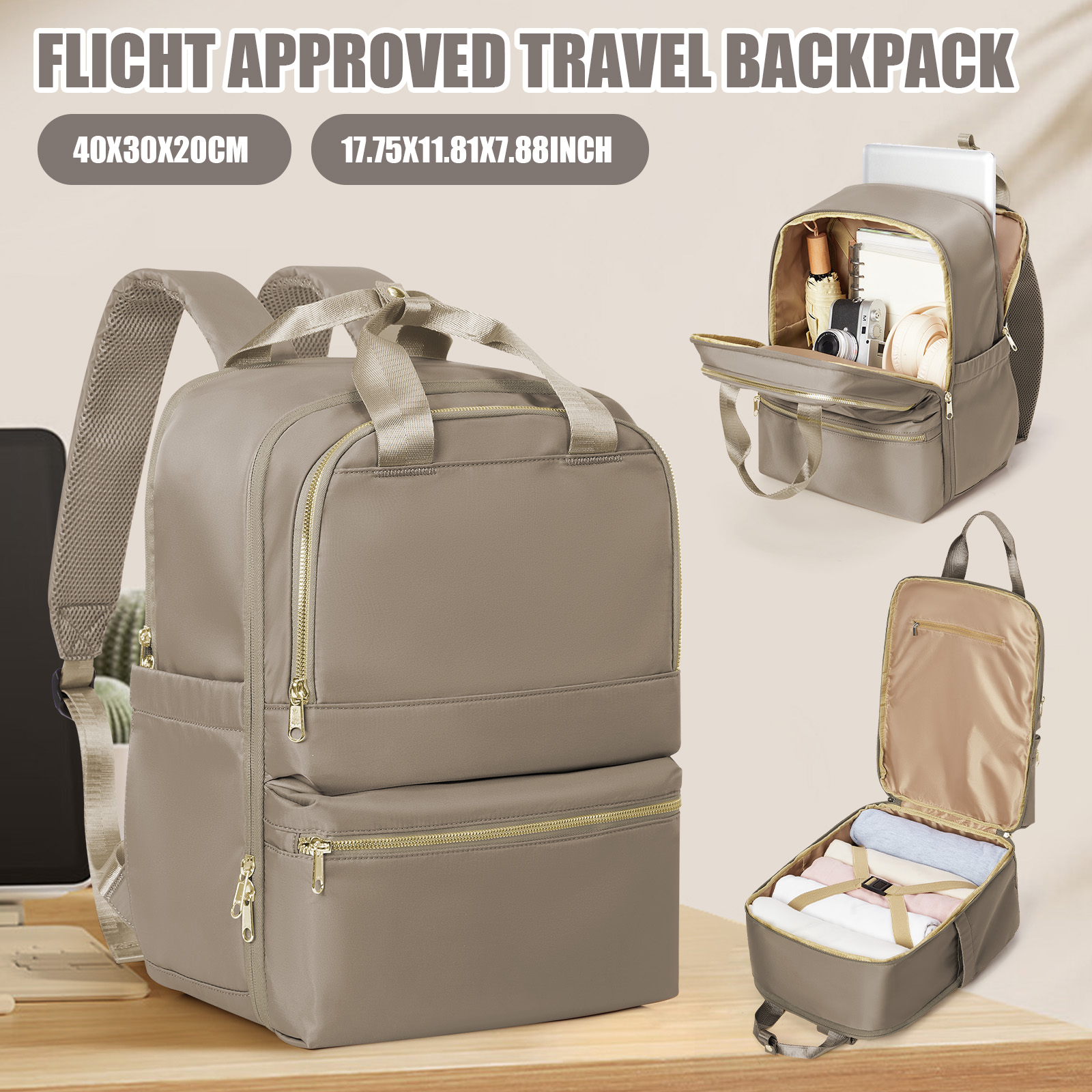 Canvas Backpack Casual - Ryanair 40x30x20 sac à dos de